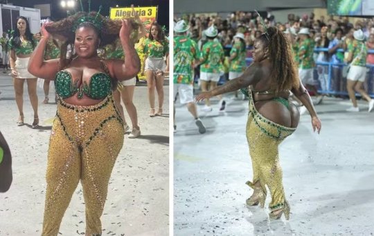 Samba no pé e sensualidade: Jojo Todynho desfila com look ousado