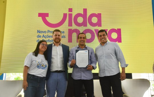 Prefeitura lança programa Vida Nova com investimento de R$200 milhões