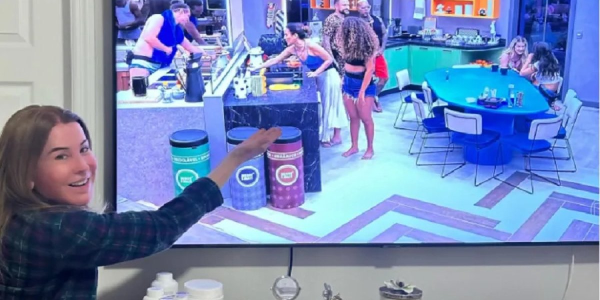 BBB 24: Mãe de Wanessa Camargo brinca, “Primeira vez que vejo lavando louça”