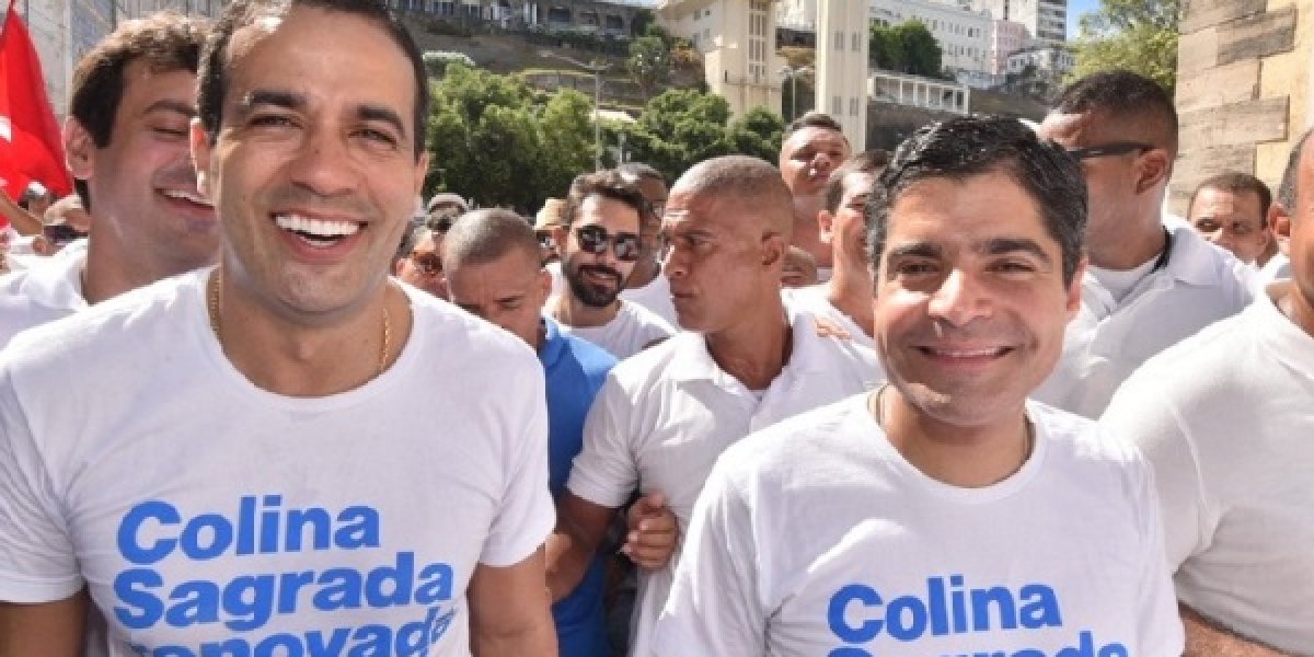 ACM Neto anuncia pré-candidatura de Bruno Reis durante a Lavagem do Bonfim