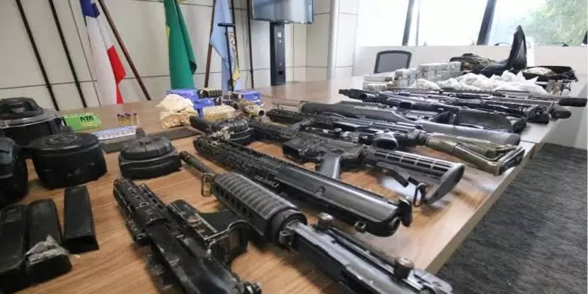 Número de fuzis que foram apreendidos na Bahia dobrou em 2023