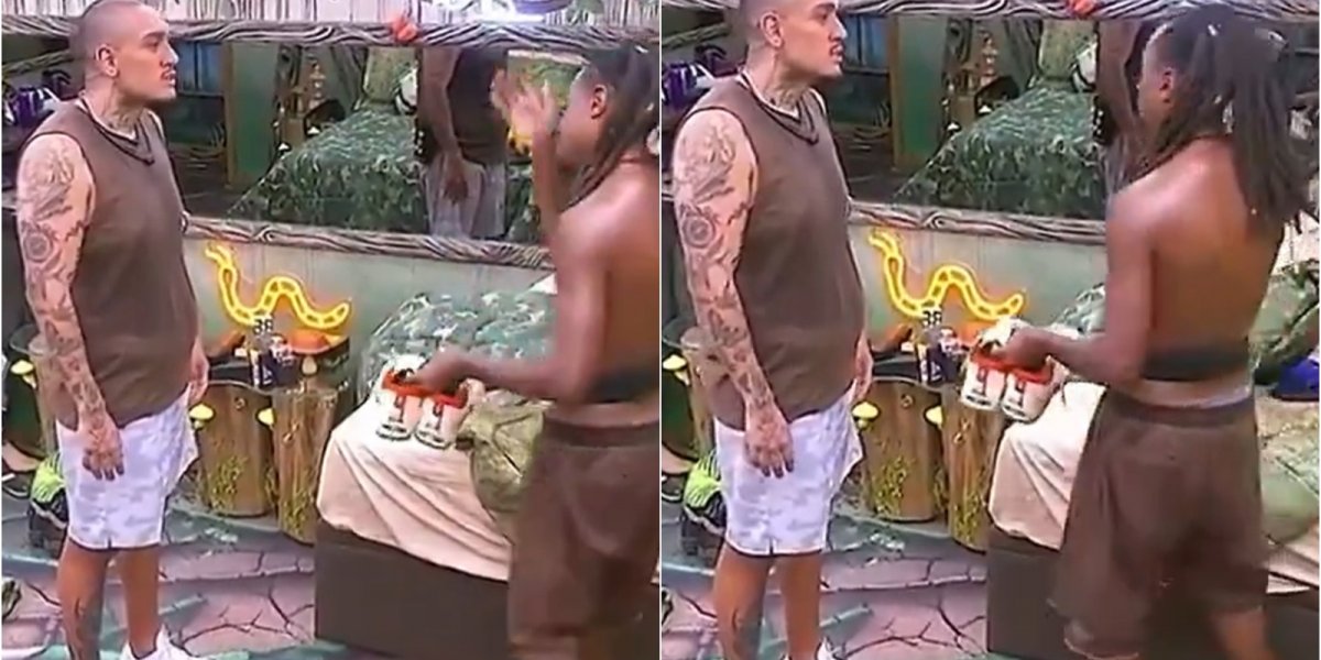 BBB 24: MC Bin Laden presenteia Luigi com um par de tênis e web elogia atitude