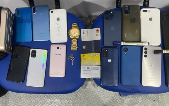 Trio suspeito de furtar 14 celulares na Lavagem do Bonfim é preso pela PM