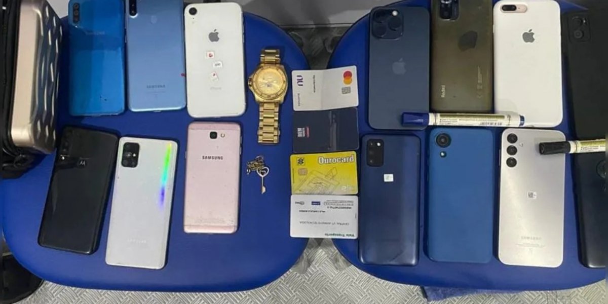 Trio suspeito de furtar 14 celulares na Lavagem do Bonfim é preso pela PM