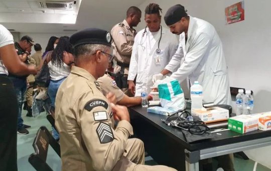 Caravana da SSP tem atendimento em policiais e bombeiros que atuarão no Carnaval