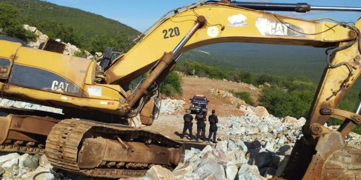 PF investiga grupo suspeito de extração de mineral em garimpo ilegal na BA
