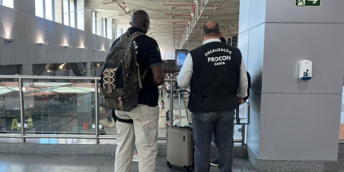 Procon-BA realiza fiscalização no Aeroporto de Salvador durante ação nacional