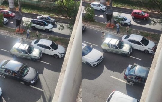 Confusão entre motoristas deixa trânsito congestionado na região da Rodoviária