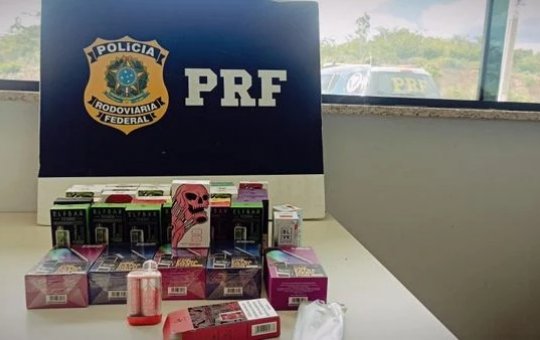 PRF apreende 269 cigarros eletrônicos em estradas na Bahia