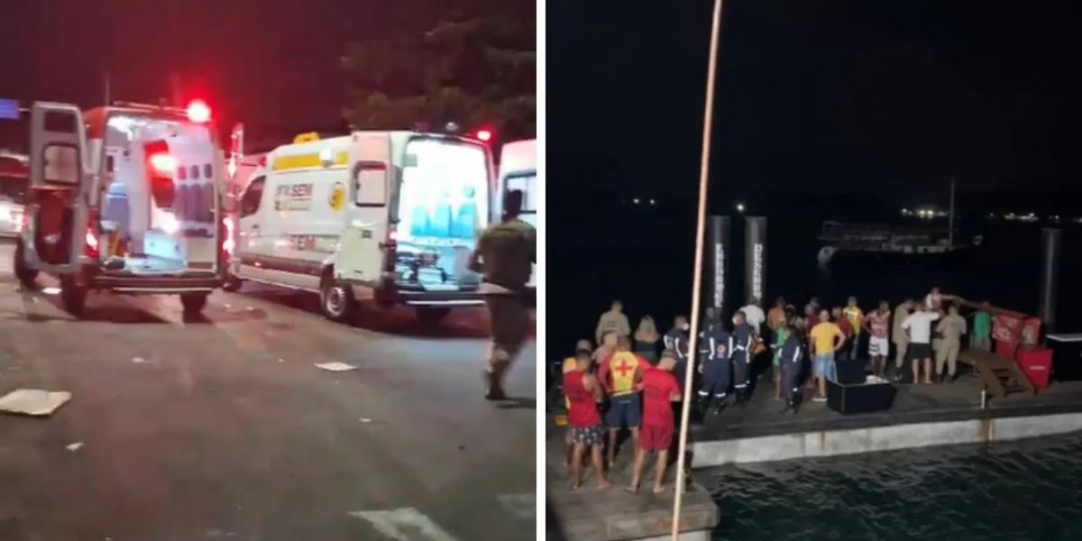 Briga entre passageiros pode ter causado naufrágio em Madre de Deus