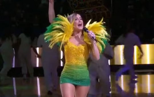 Claudia Leitte leva o Carnaval para jogos do NBA no “Brazil Night”