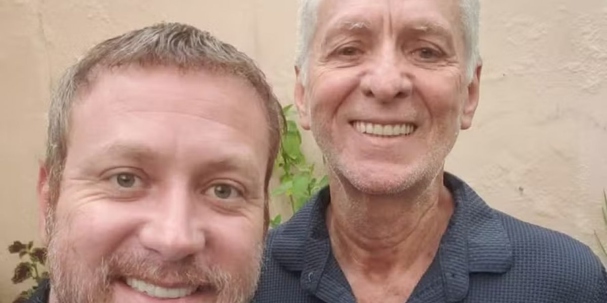 Sérgio Hondjakoff reencontra o pai após ameaça de agressão com um bastão