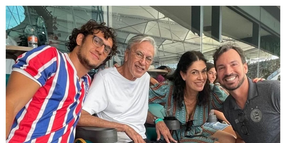 Visitas ilustres na Fonte Nova: Caetano Veloso e Baco assistem triunfo do Bahia