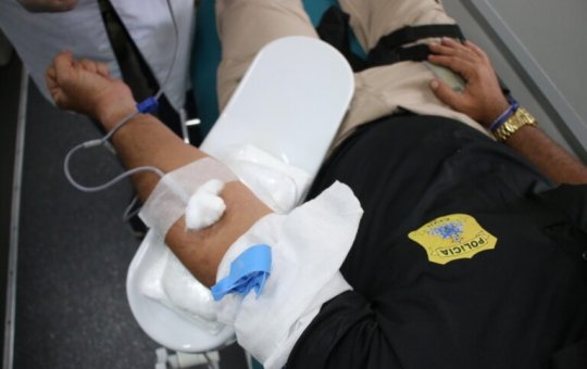 Polícia Civil e Salvador Shopping se unem para doação de sangue ao Hemoba