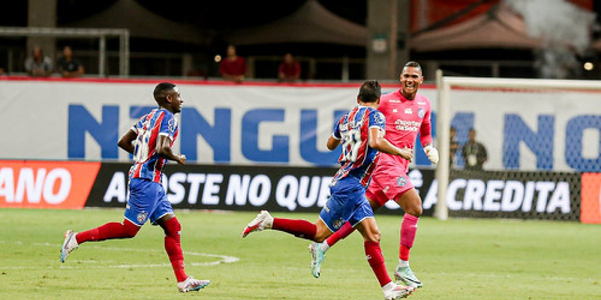 Bahia goleia o Itabuna e confirma liderança no Campeonato Baiano