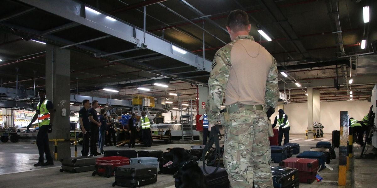 Aeroporto tem operações de segurança intensas durante o Carnaval