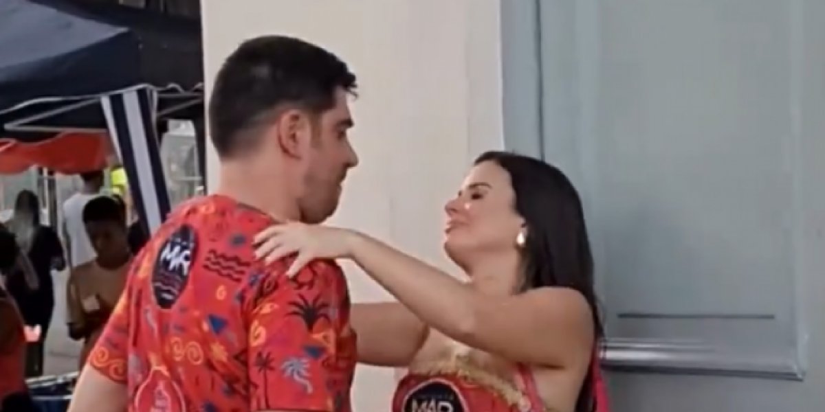 Marcelo Adnet é visto aos beijos com outra mulher no Carnaval do Rio de Janeiro