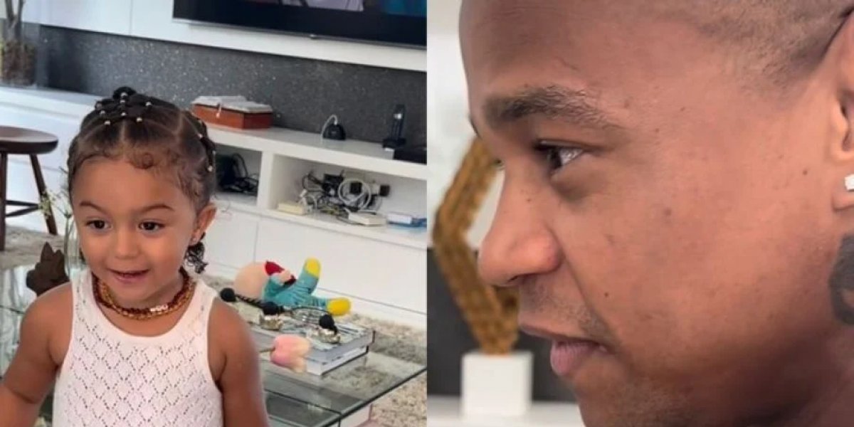 Após maratona de shows no Carnaval, Léo Santana mostra reencontro com a filha