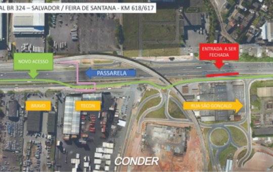 Conder anuncia alteração de trânsito na altura de Águas Claras