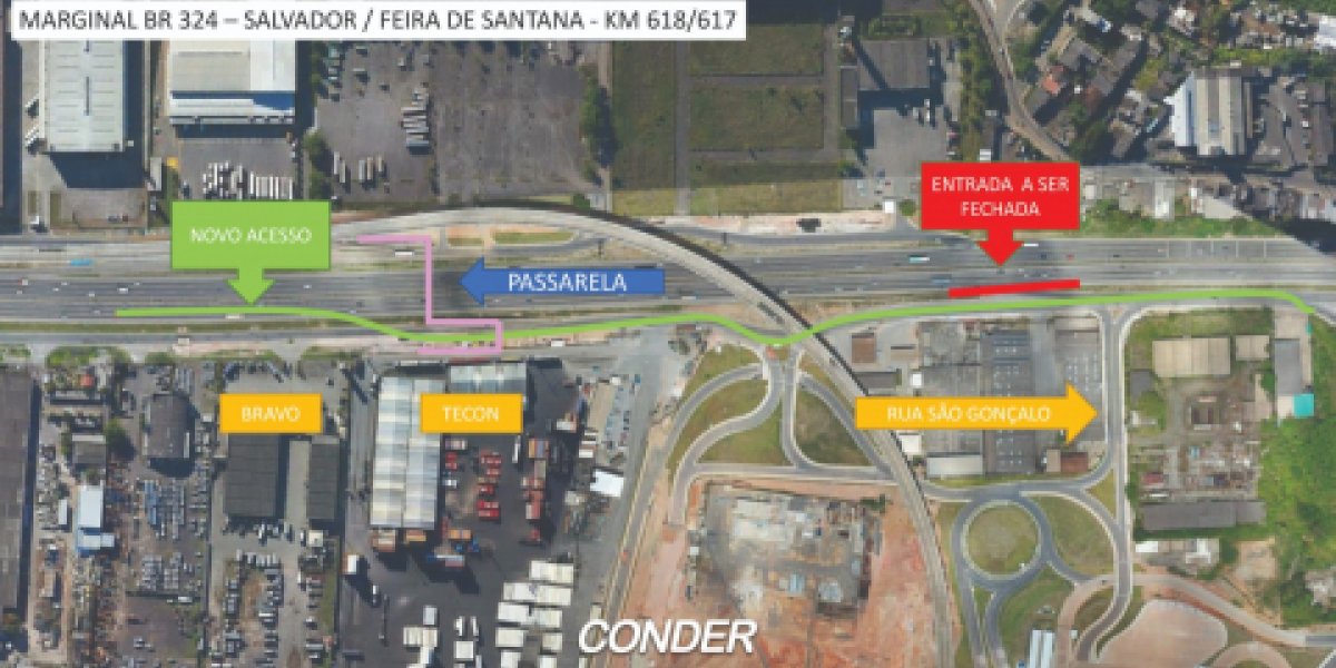 Conder anuncia alteração de trânsito na altura de Águas Claras