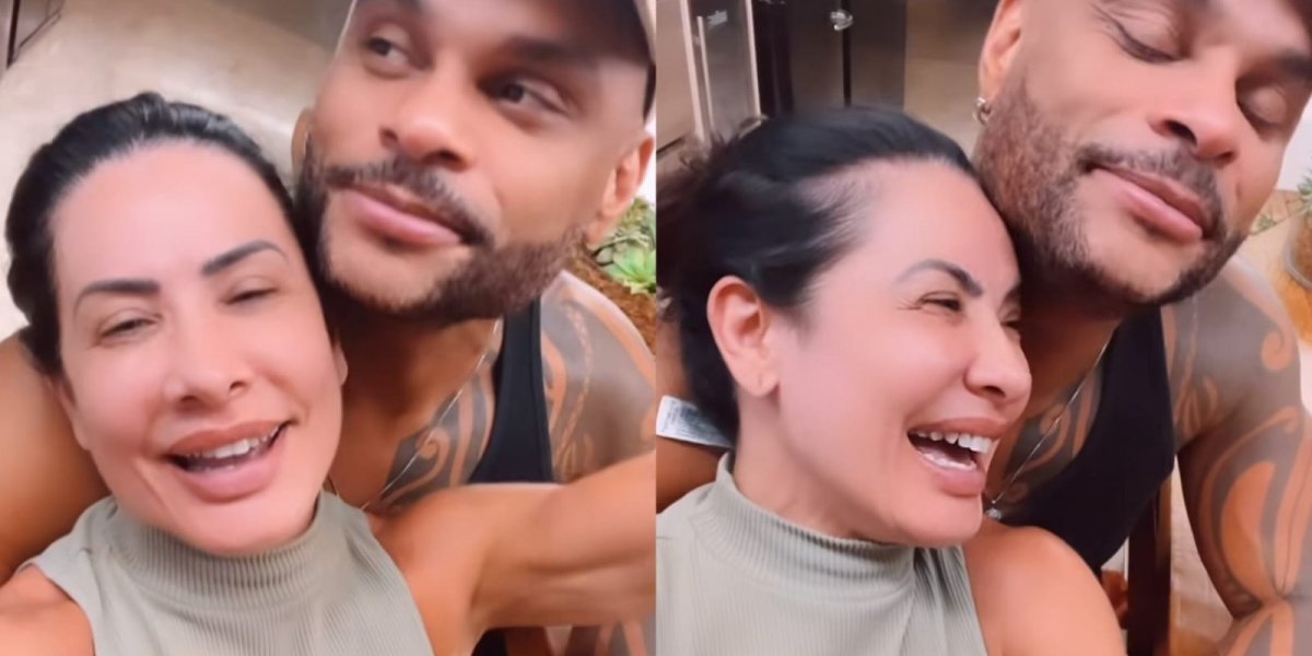 Calma Calabreso: Scheila Carvalho promete deixar Tony Salles com perna bamba