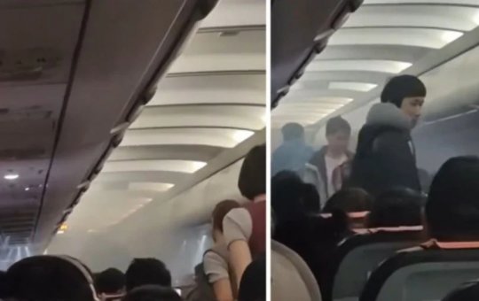 Avião realiza pouso de emergência após carregador portátil explodir