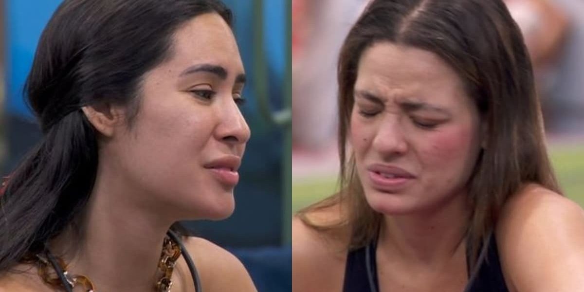 Após choro, Isabelle 'desiste' de liderança e festa e dá poder a Beatriz no BBB