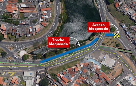 Trecho da Avenida Centenário e Dique do Tororó será bloqueado no domingo (25)