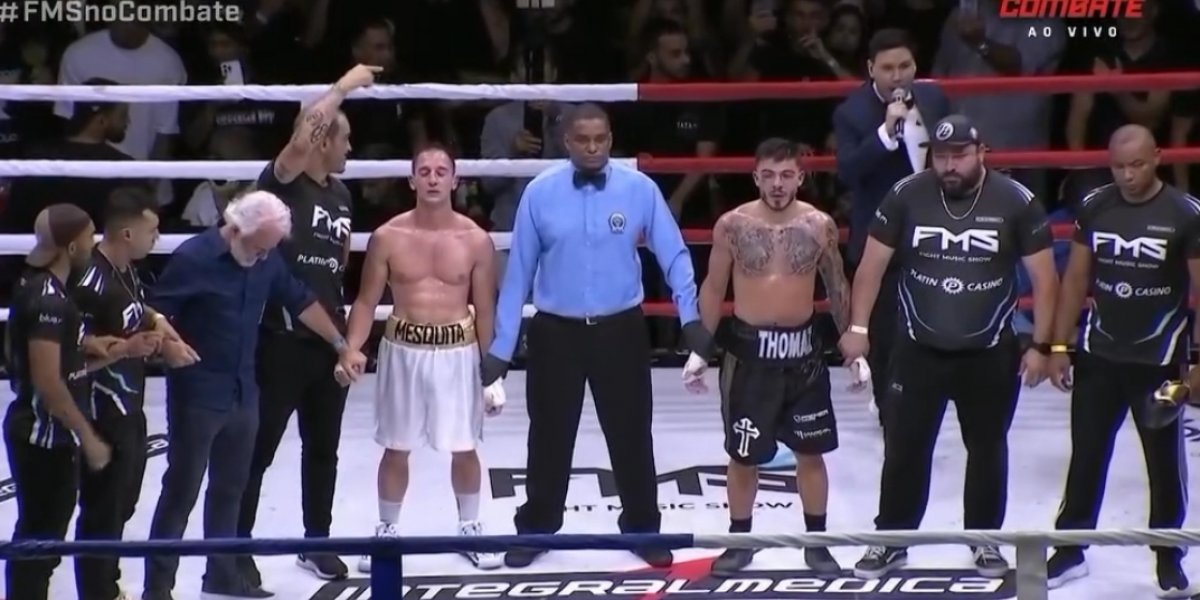 Thomaz Costa é derrotado por Luiz Otávio Mesquita no Fight Music Show 4