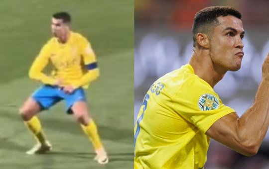 VÍDEO: Cristiano Ronaldo faz gesto obsceno para torcida rival após provocações