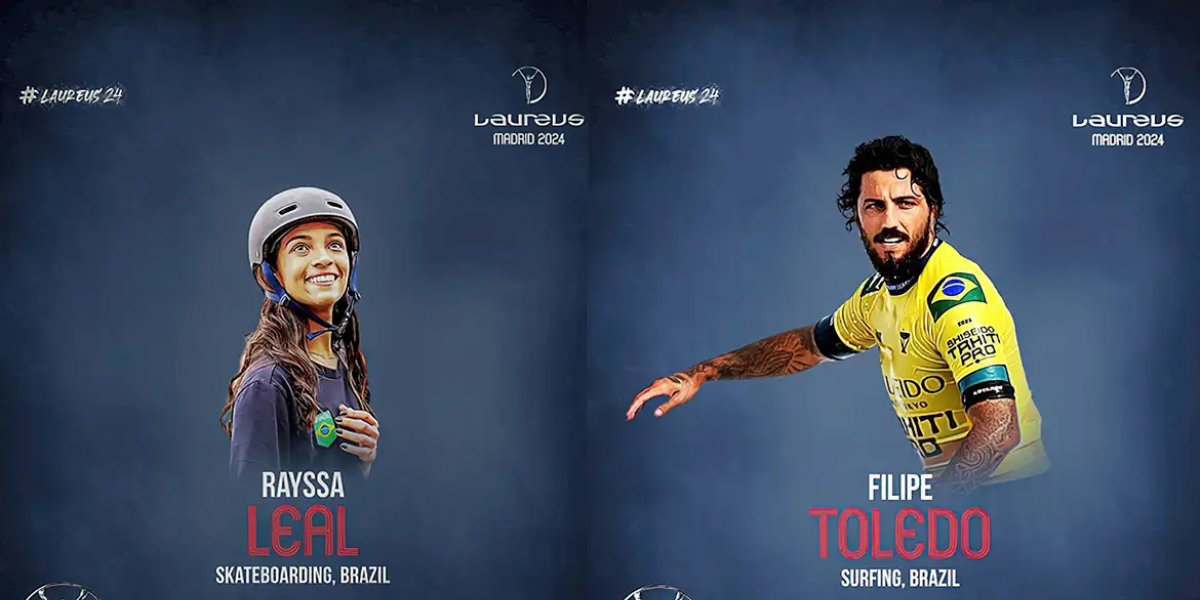 Rayssa e Filipinho são indicados ao Laureus, maior prêmio do Esporte