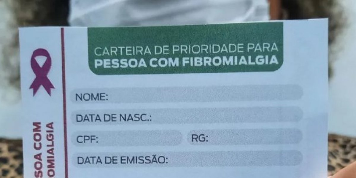 Prefeitura lança carteira de identificação para pacientes com fibromialgia 