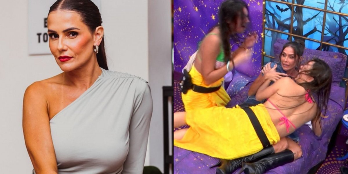 Deborah Secco entra na casa mais vigiada e faz surpresa para brothers no BBB 24