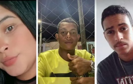 Três amigos morrem após serem atingidos por carro no sul da Bahia