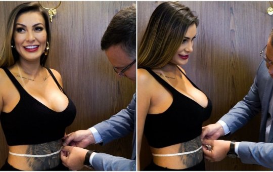 Andressa Urach revela novo procedimento estético após retirada das costelas