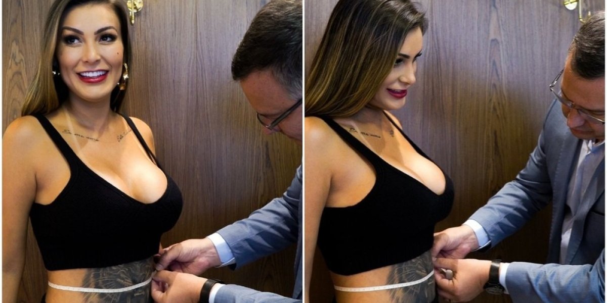 Andressa Urach revela novo procedimento estético após retirada das costelas
