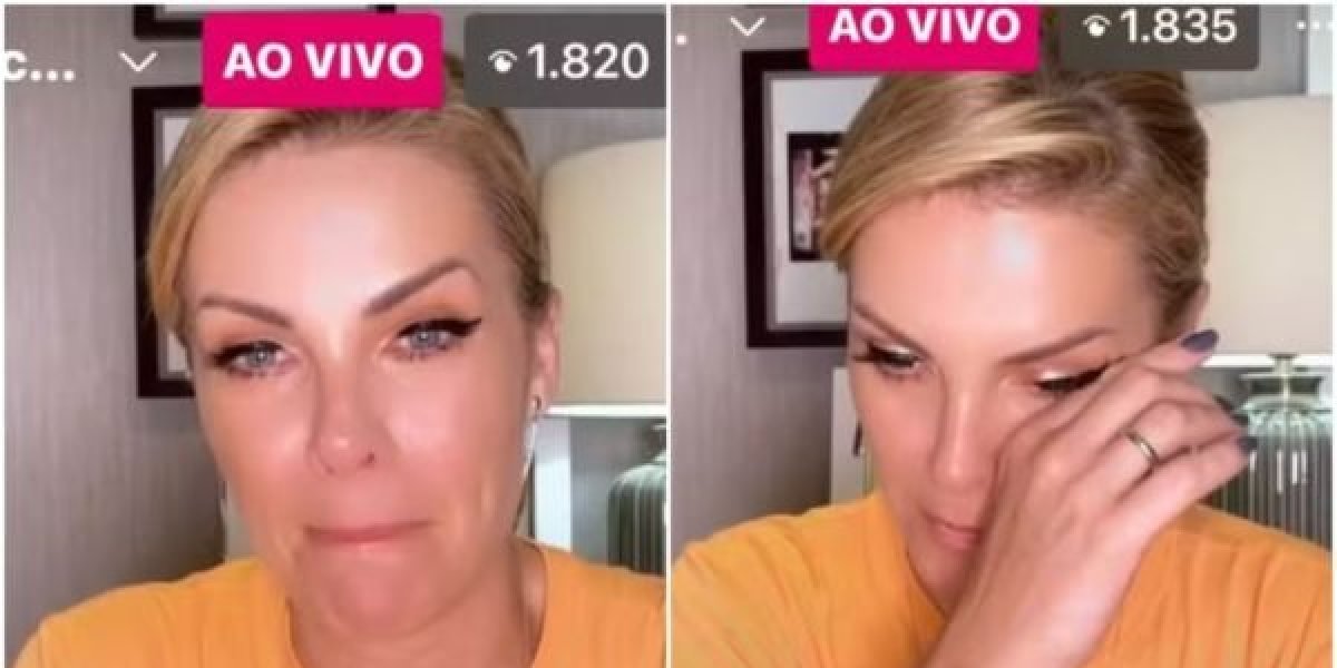 Ana Hickmann fala sobre a violência contra mulher em live e chora