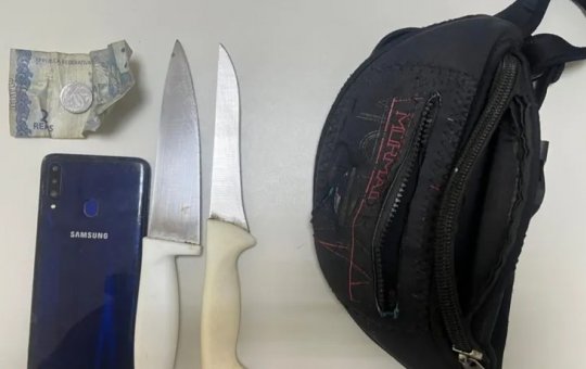 Dois suspeitos de roubos a ônibus são presos pela PM na Paralela