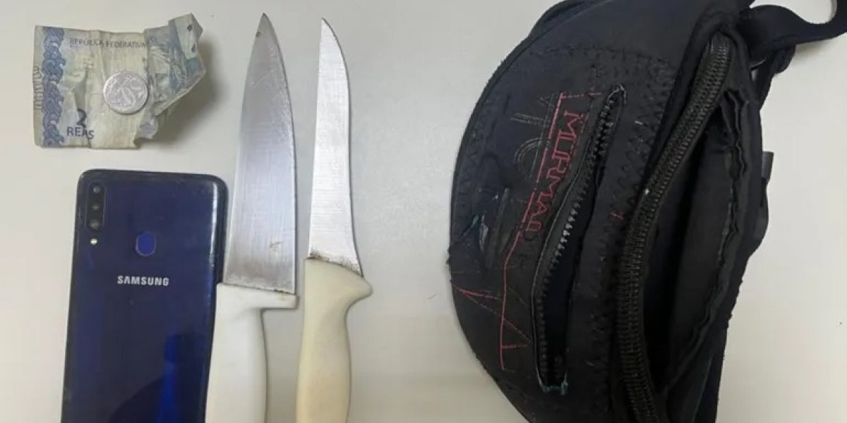 Dois suspeitos de roubos a ônibus são presos pela PM na Paralela