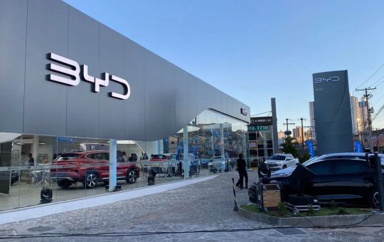 Segunda concessionária da BYD é inaugurada em Salvador