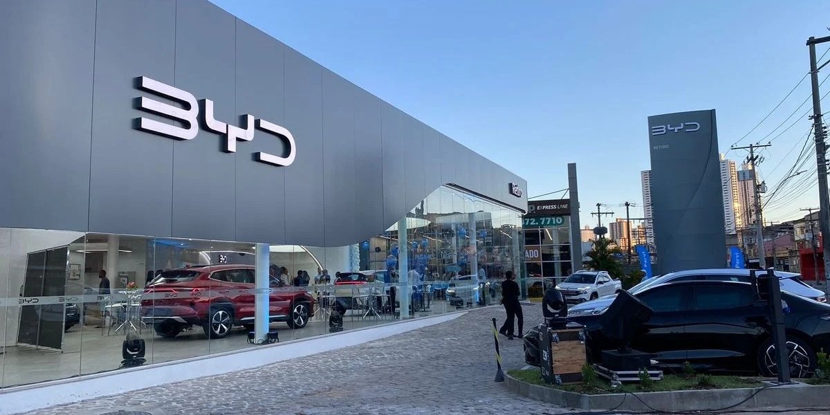 Segunda concessionária da BYD é inaugurada em Salvador