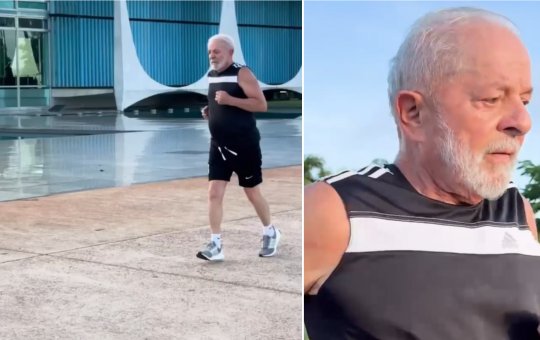 Sem sedentarismo, Lula compartilha vídeo realizando atividade física 