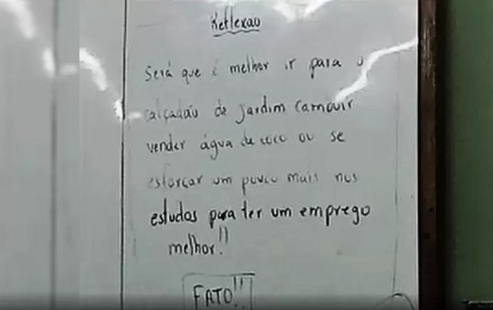 Professor debocha de aluno que vende água de coco no Espírito Santo e é demitido