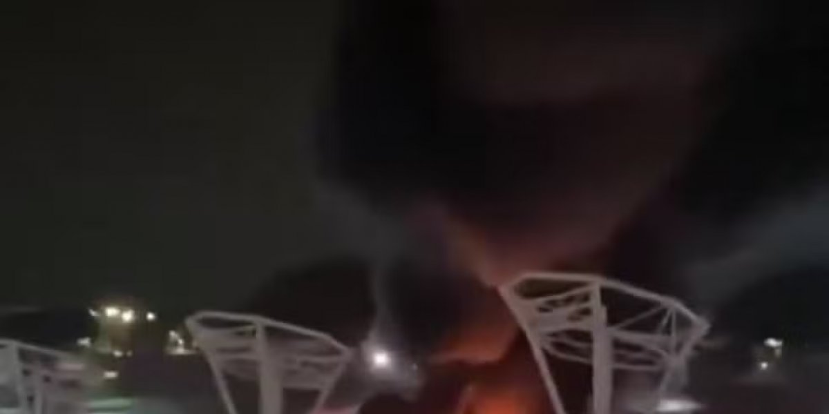 Perto da estreia tenda do Lollapalooza pega fogo