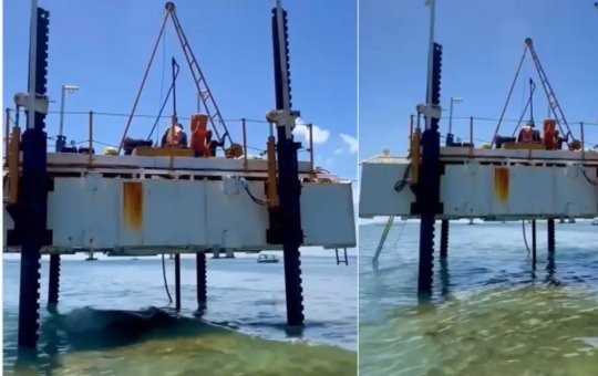 Governo inicia sondagem no mar de Vera Cruz para a ponte Salvador-Itaparica