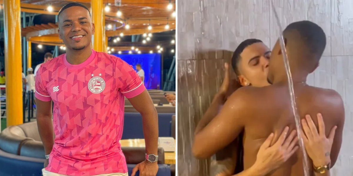 Alesson é visto aos beijos com influencer de Recife na gincana de Cristian Bell