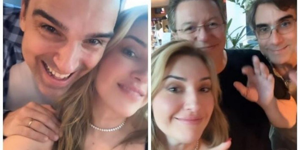 Última campeã do BBB flagra reunião entre Boninho e Tadeu Schmidt e brinca