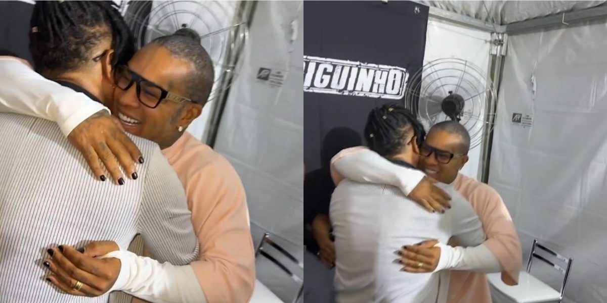 A paz foi selada? Rodriguinho e Silvano Sales se abraçam durante encontro