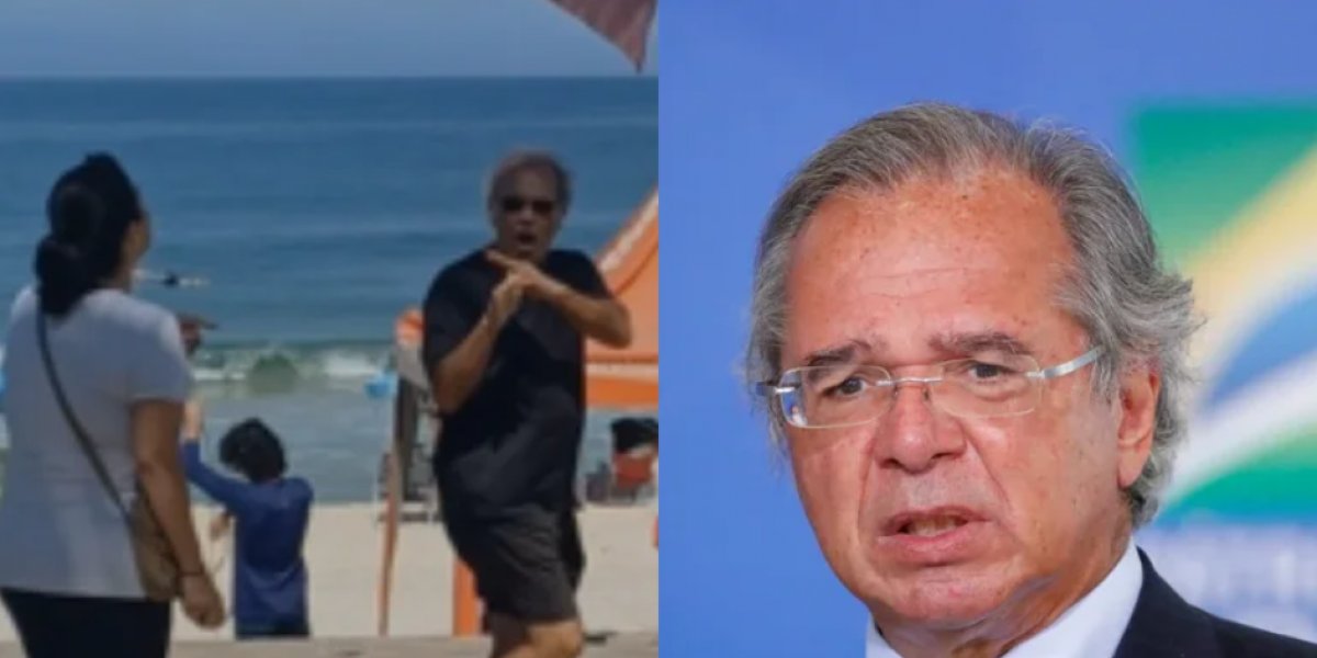 Ex-ministro Paulo Guedes se envolve em discussão no meio da rua