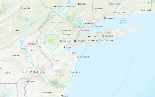 Terremoto de magnitude 4,8 atinge Nova York, nos EUA